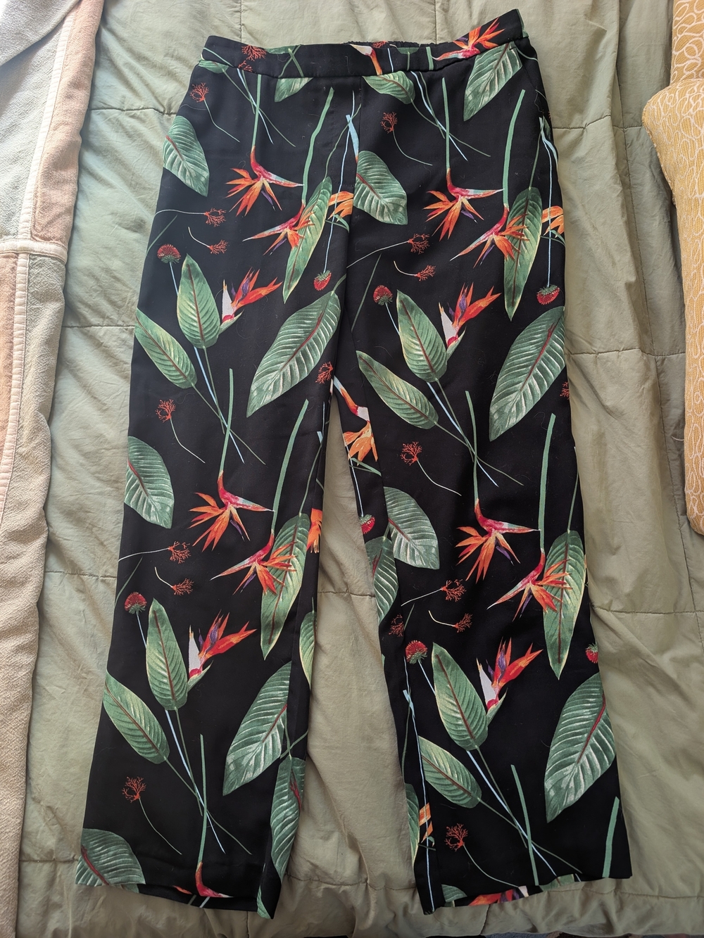 Cynthia Rowley Birds Of Paradise Print Women’s Trousers